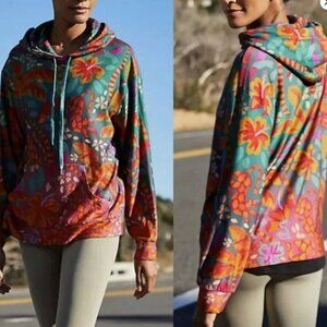 Farm Rio Anthropologie Magda Hoodie Sweatshirt